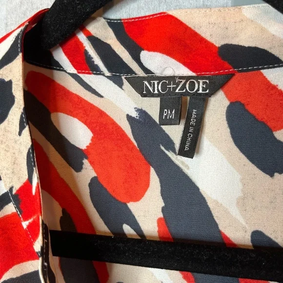 Nic + Zoe blouse with waist tie - Picture 2 of 5